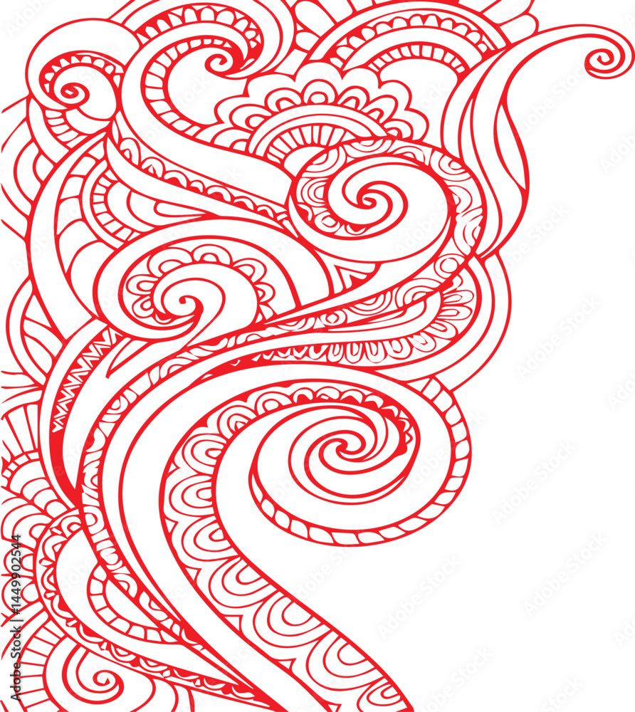 custom made wallpaper toronto digitalBeautiful flower art and mandala vector design
