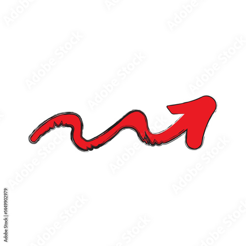 Hand-drawn swirling