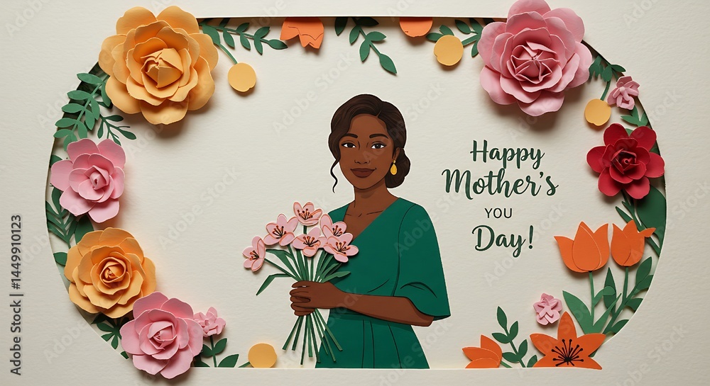 Love in Layers: Papercut Tribute for Mother’s Day