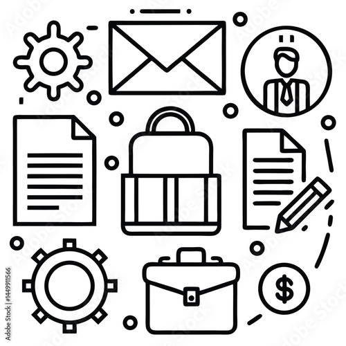 Workshop set of web icons in line style. Business Workshop icons for web and mobile app. Containing team building, teamwork, coaching, meeting, managing, coaching, motivation and more
