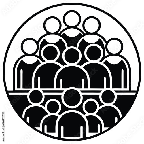 Workshop set of web icons in line style. Business Workshop icons for web and mobile app. Containing team building, teamwork, coaching, meeting, managing, coaching, motivation and more
