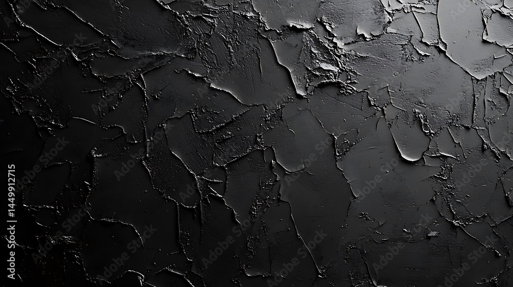 Obraz premium Old grunge room with concrete wall, black and white tone