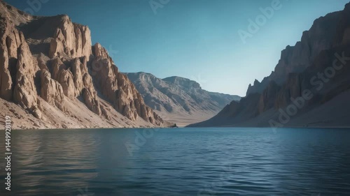 Reduced water levels in Lake Mead