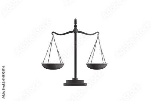 a black scale with a white background