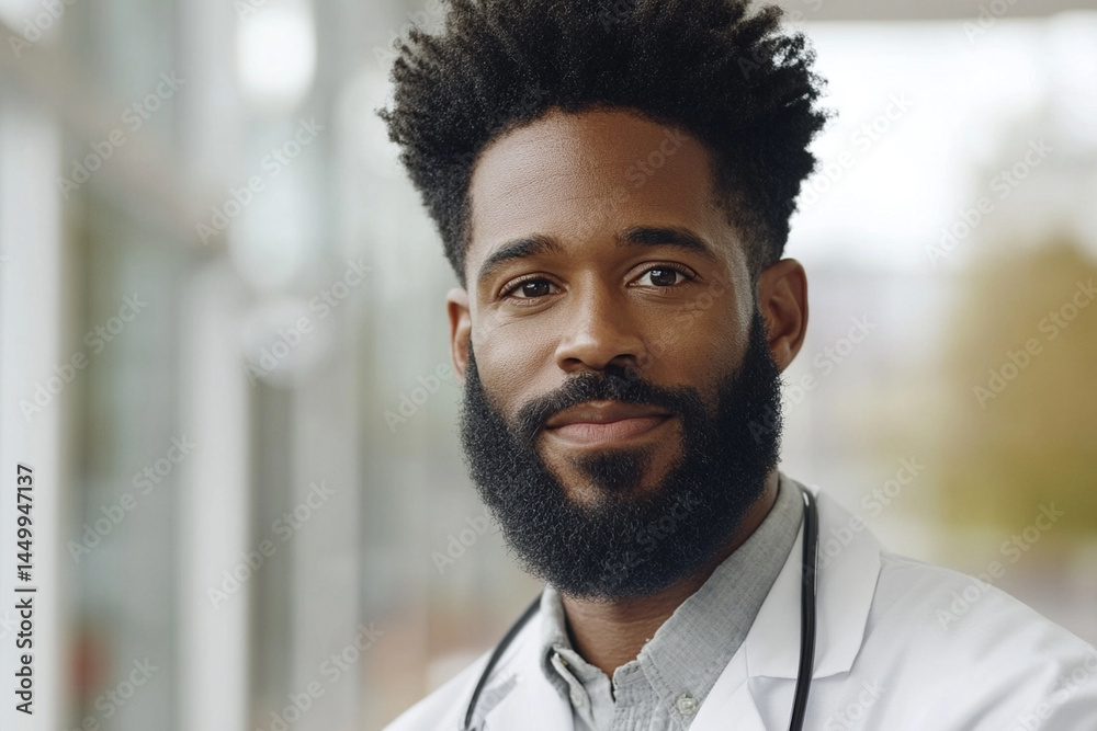 Fototapeta premium Digital healthcare revolution as AI doctor provides diagnosis through innovative interface