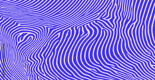 49sdf34i0Blue wavy stripes twist and rotate throughout the composition, creating an optical illusion effect. Abstract modern vector illustration ideal for stylish decorative use.