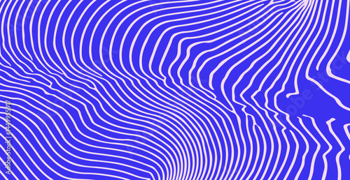49sdf34i0Blue wavy stripes twist and rotate throughout the composition, creating an optical illusion effect. Abstract modern vector illustration ideal for stylish decorative use.