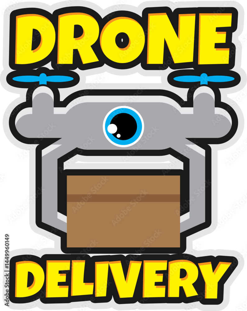 Drone Delivery Service A Futuristic Gray Drone Carrying a Package Fast and Efficient Delivery Solution Drone Delivery Service A Futuristic Gray Drone Carrying a Package Fast and Efficient Delivery Solution