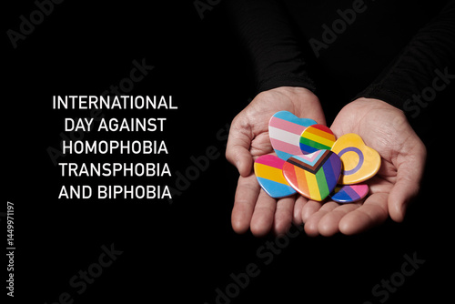 the text international day against homophobia