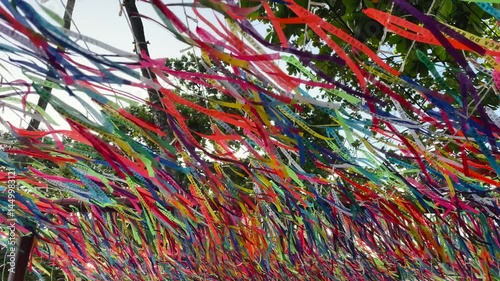 decorative ribbons, souvenir of Senhor do Bonfim, culture of Salvador Bahia