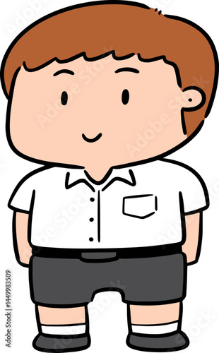 Illustration of student
