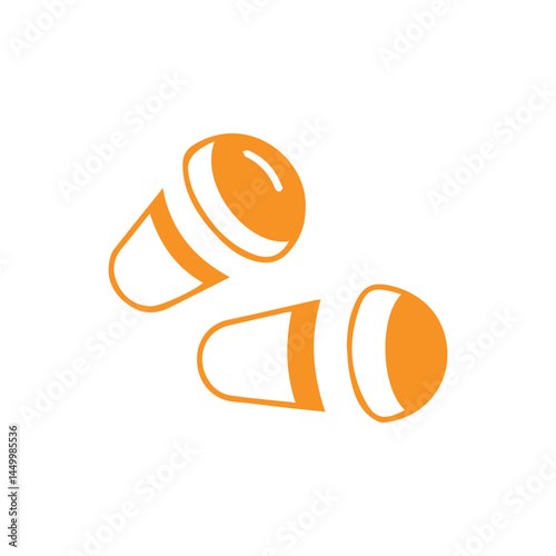 ear plugs vector illustration  design 