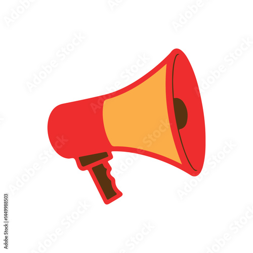 megaphone isolated on white background