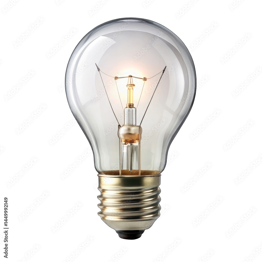 light bulb isolated light bulb isolated