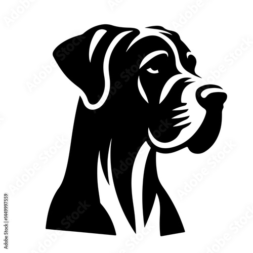 Great Dane Dog Silhouette Standing