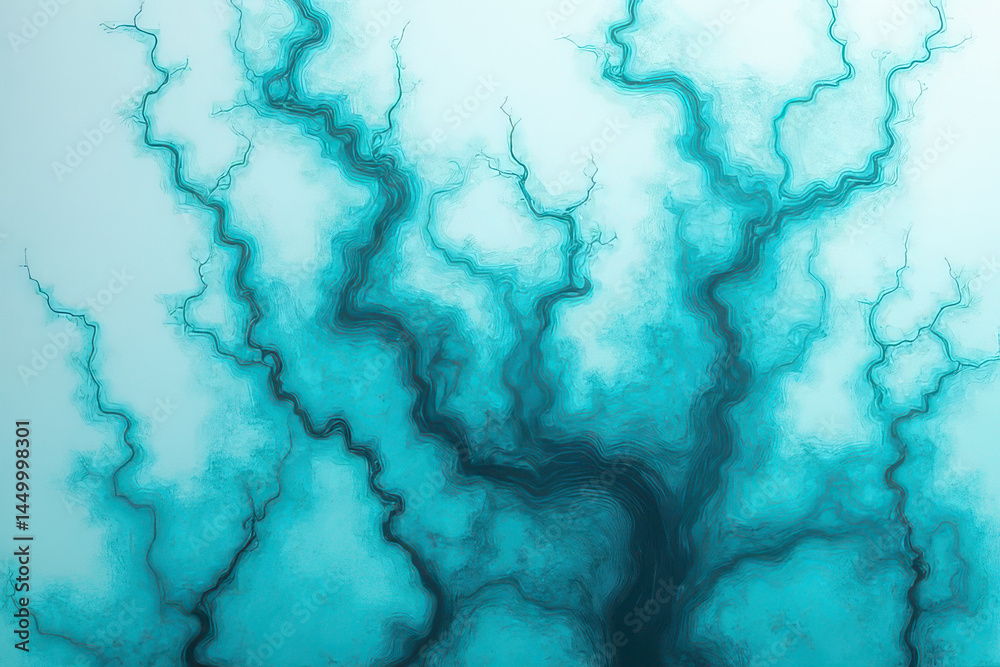 Obraz premium Mesmerizing Ink in Water Photography: Dreamlike Organic Patterns and Vibrant Colors