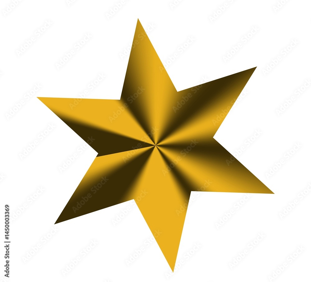 Obraz premium gold star 