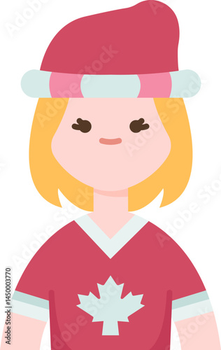 canadian illustration on a white background 