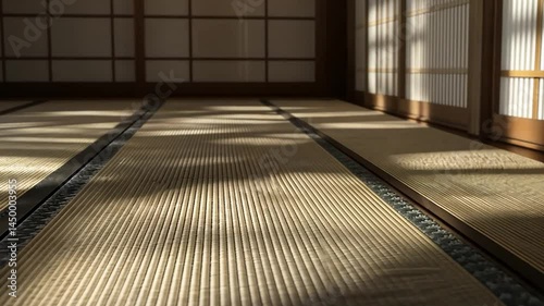 Tranquil Japanese tatami room