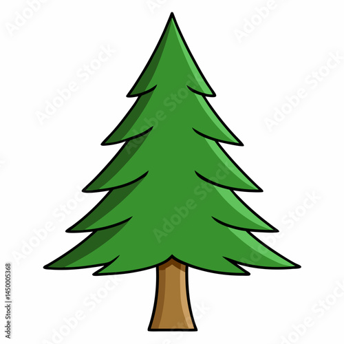 green christmas tree