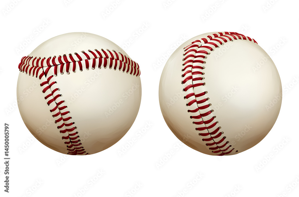 Baseball realistic vector on transparent background png Baseball realistic vector on transparent background png
