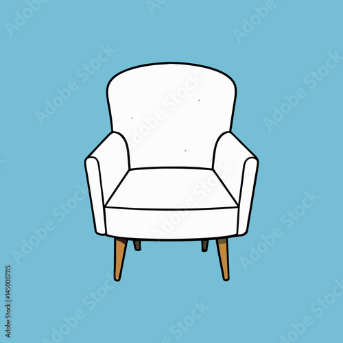 armchair vector illustration
