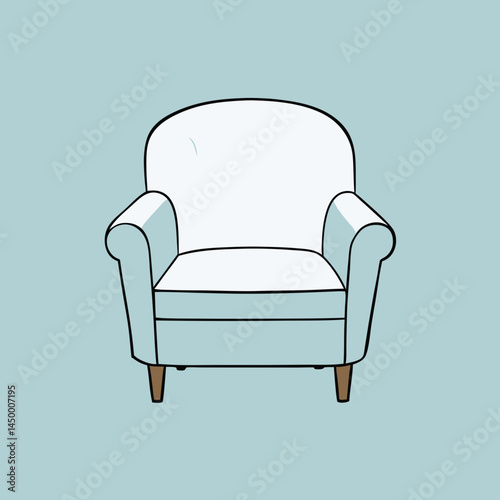 armchair vector illustration