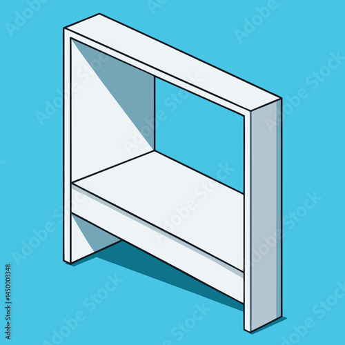 3d render of a modern business icon