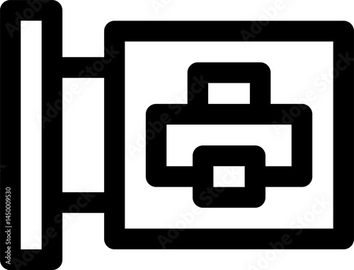 copy center illustration on a white background 