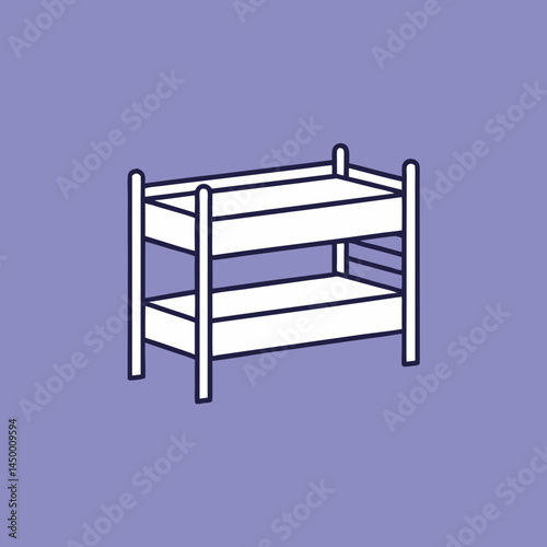 vector illustration of a bench