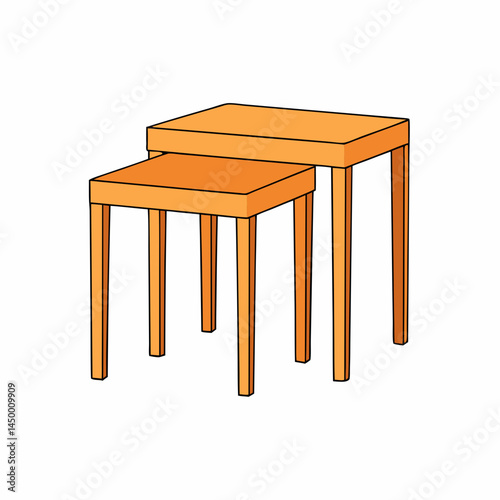 wooden table and chairs