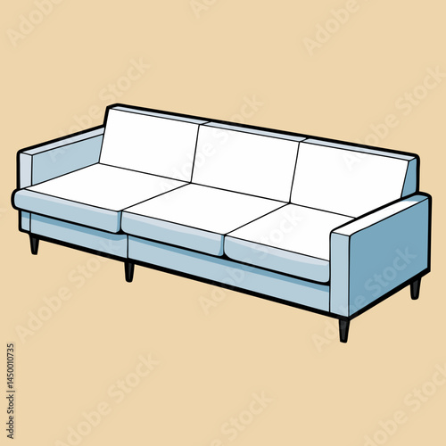 sofa and pillows
