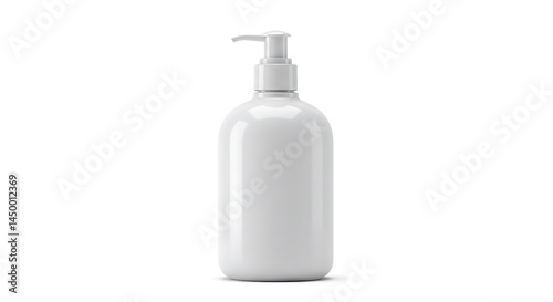 Blank White Pump Bottle Mockup: Perfect for Your Brand
