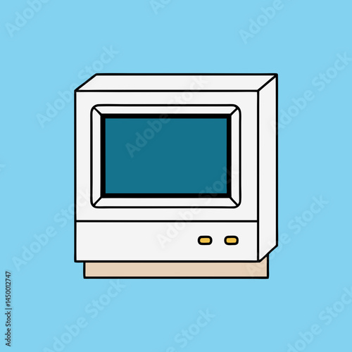 old tv set