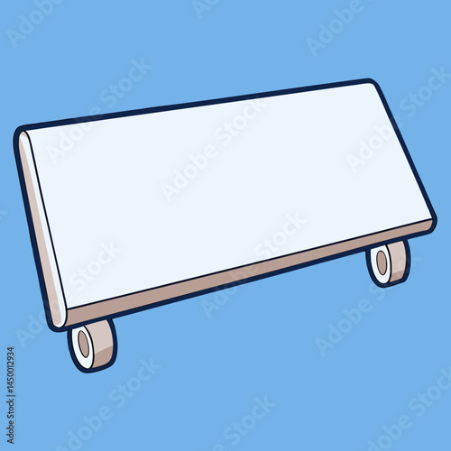 billboard on blue sky , footboard