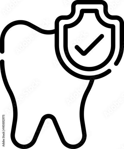 Dental care illustration on a white background 