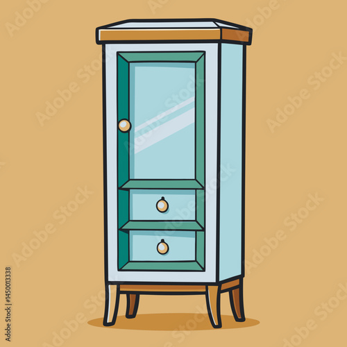 antique furniture in a room