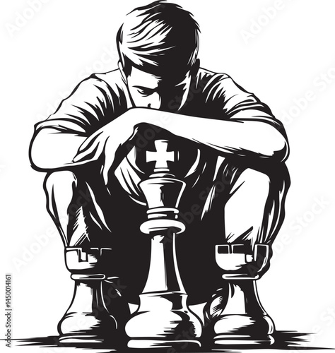 man and chess