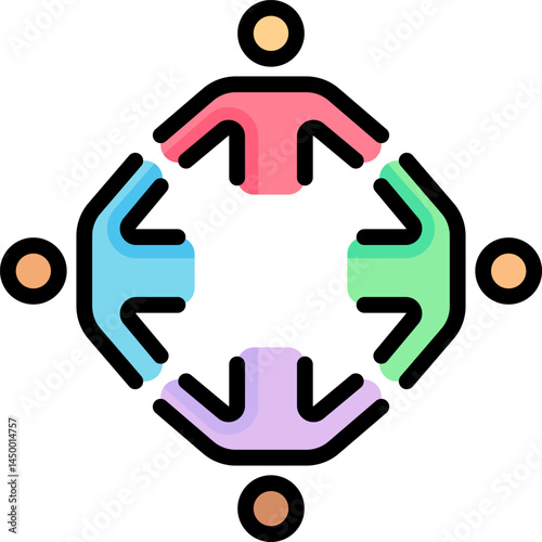diversity (2) illustration on a white background 