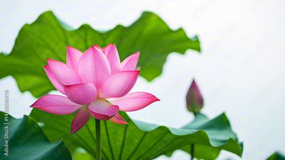 Fototapeta premium pink lotus flower