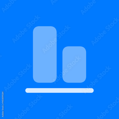 Vertical Align Bottom Filled