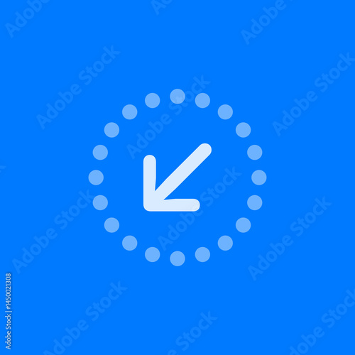 Download Backward Circle Dotted