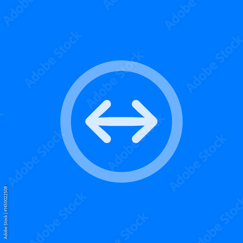 Horizontal Arrows Circle