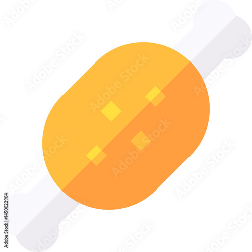 food illustration on a white background    