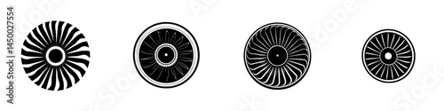 Turbine blade designs showcase intricate patterns and their evolution over time in aerospace engineering