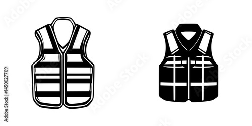 Safety vests designed for visibility and protection in various work environments and activities