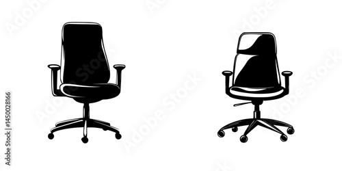 Comparison of two office chairs highlighting design, ergonomics, and functionality suitable for workspaces