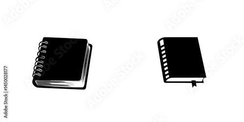 Different types of notebooks displayed side by side showcasing distinct designs and binding styles for varied purposes and preferences