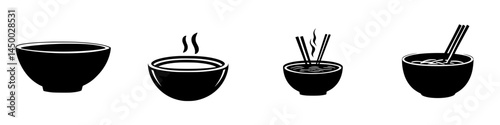 Variety of steaming bowls highlighting diverse noodle dishes enjoyed in Asian cuisine