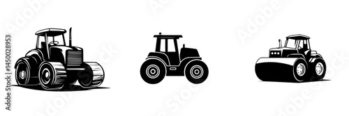 Different types of tractors showcasing their unique designs and functionalities in agriculture